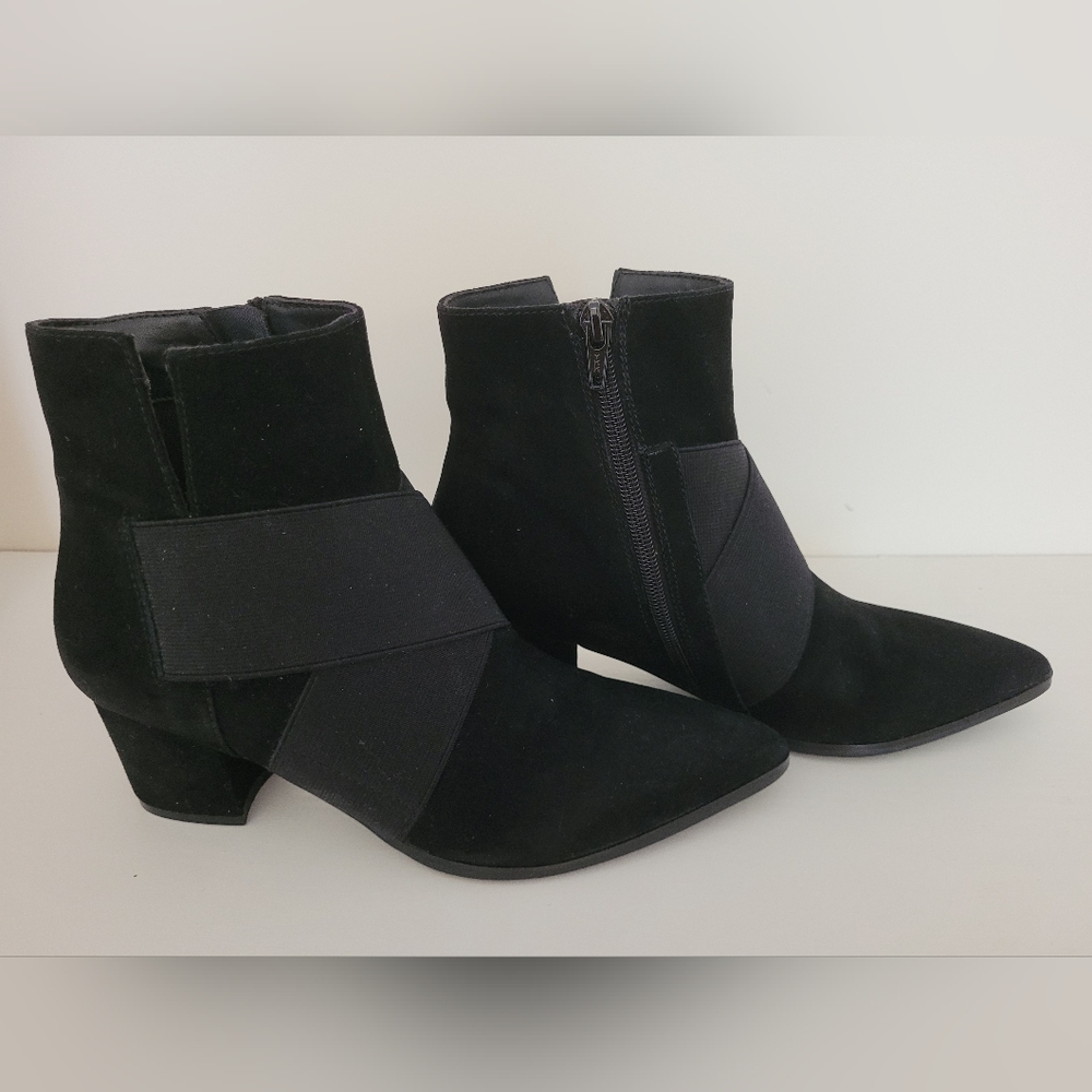 VANELI black ankle high boots - Picture 1 of 5